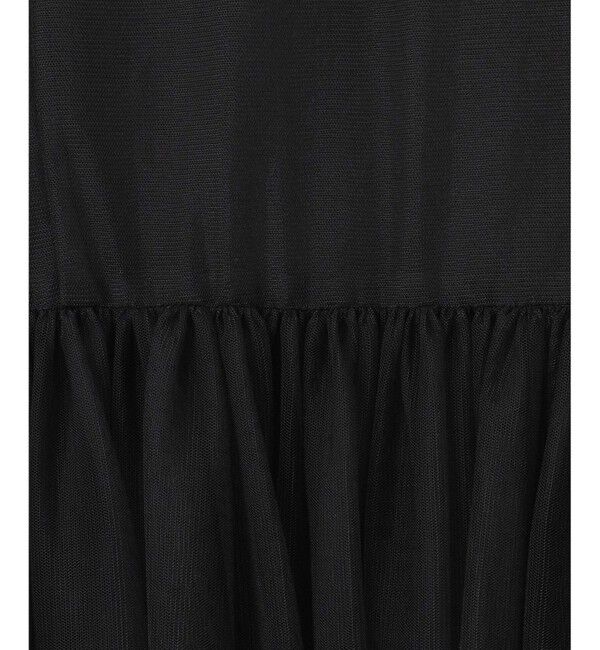 BEIGE,「【洗える・GISELe 4月号掲載】KALMIA / ノースリーブチュールドレス」|ワンピース|