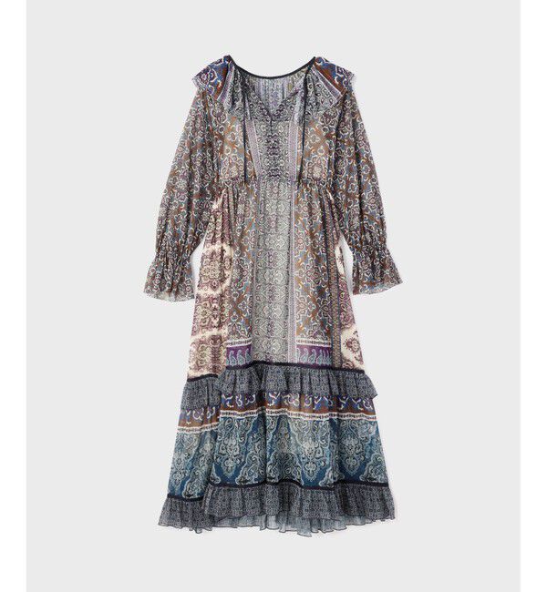 GRACE CONTINENTAL「ペイズリープリントドレス」|ワンピース|