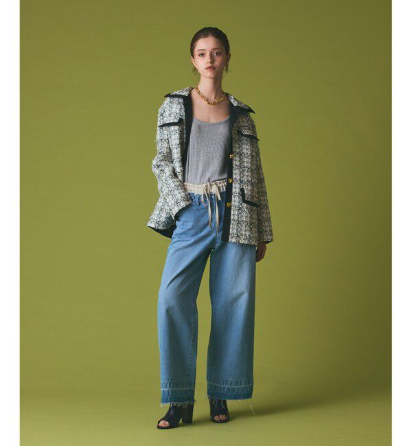 Grace Class「コンビデニムイージーパンツ」|デニム|