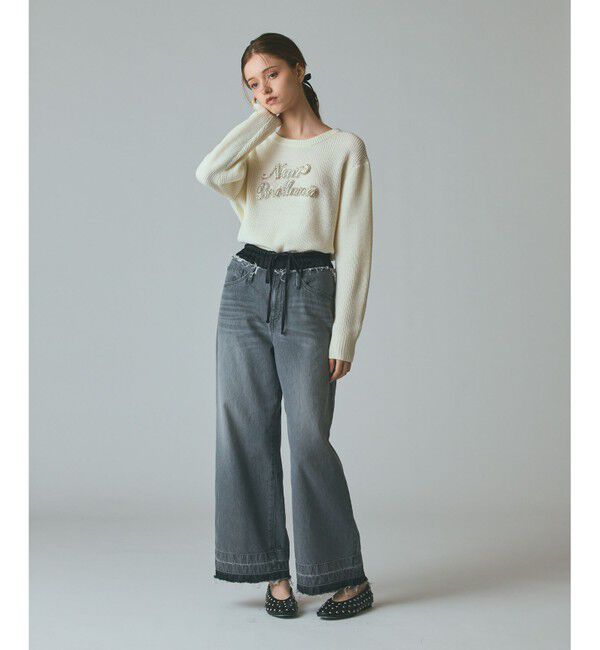 Grace Class「コンビデニムイージーパンツ」|デニム|