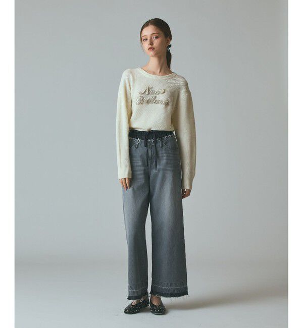 Grace Class「コンビデニムイージーパンツ」|デニム|