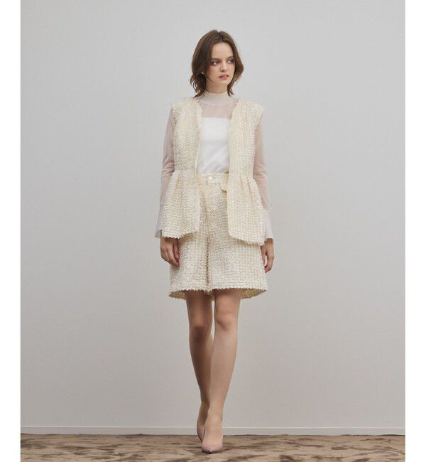 GRACE CONTINENTAL「カットジャガードハーフパンツ」|その他|キナリ