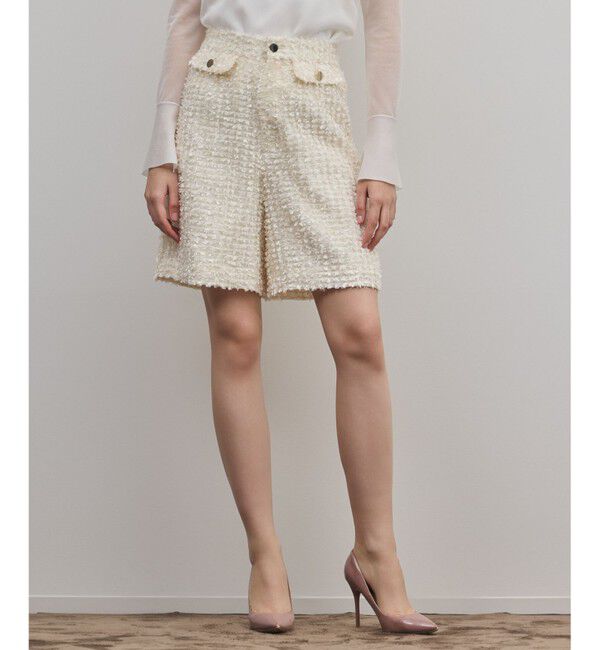 GRACE CONTINENTAL「カットジャガードハーフパンツ」|その他|