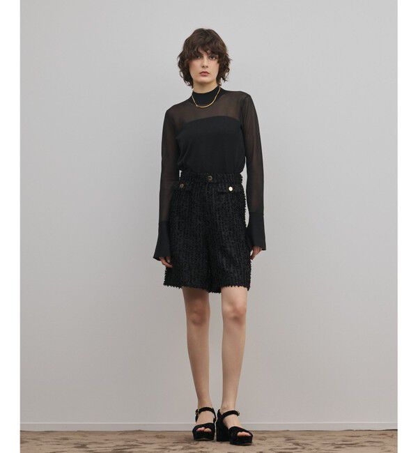 GRACE CONTINENTAL「カットジャガードハーフパンツ」|その他|