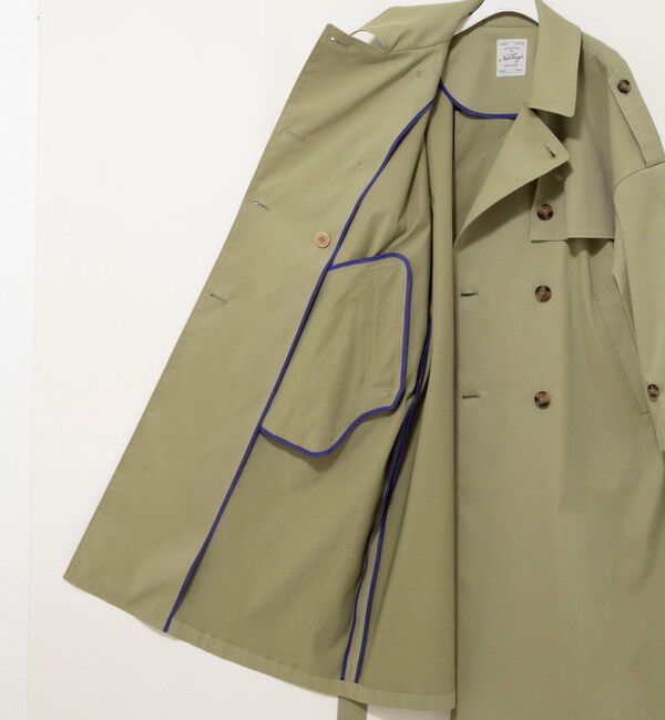 NOLLEY'S「NMPウォッシャブルロングトレンチコート」|トレンチコート|