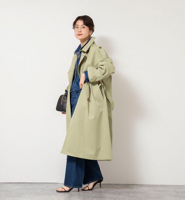 NOLLEY'S「NMPウォッシャブルロングトレンチコート」|トレンチコート|
