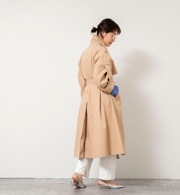 NOLLEY'S「NMPウォッシャブルロングトレンチコート」|トレンチコート|