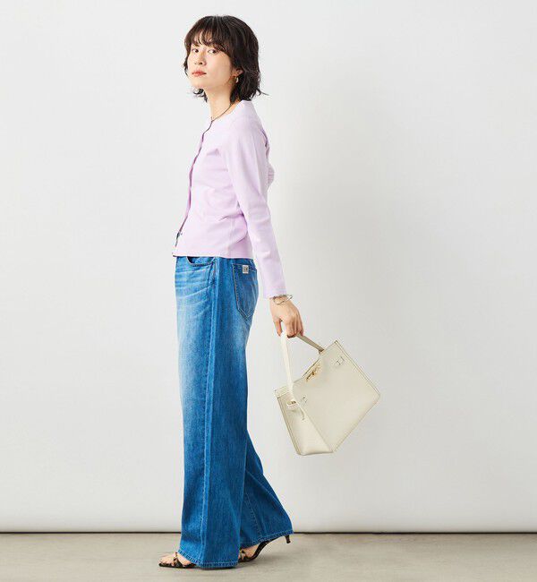 NOLLEY'S sophi「《アンサンブル対応》 《手洗い可能》マルチファンクションクルーネックカーディガン」|カーディガン|