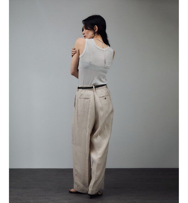 SALON adam et rope'「【WEB限定】ラメリブタンク」|タンクトップ|