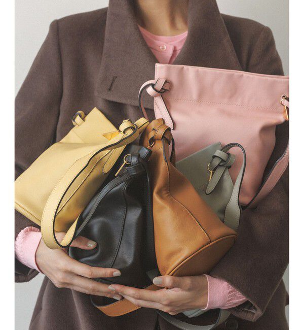 ROPE「【teau・牛革・マルチWAY】panier vine shoulder bag/持ち手長さ調整可能」|ハンドバッグ|