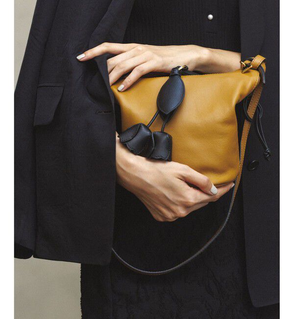 ROPE「【teau・牛革・マルチWAY】panier vine shoulder bag/持ち手長さ調整可能」|ハンドバッグ|キャメル(25)