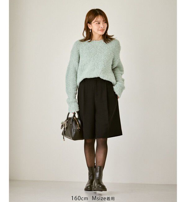 Rope&rsquo;Picnic「ウエストタックハーフパンツ」|チノ|