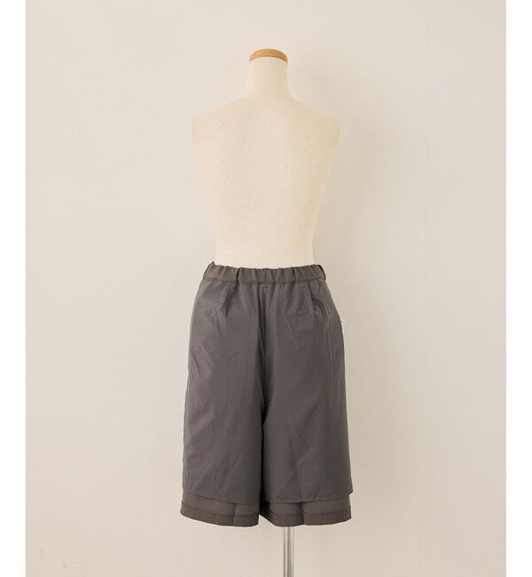 Rope&rsquo;Picnic「ウエストタックハーフパンツ」|チノ|