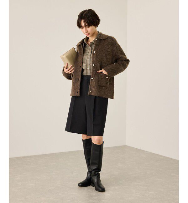 Rope&rsquo;Picnic「ウエストタックハーフパンツ」|チノ|