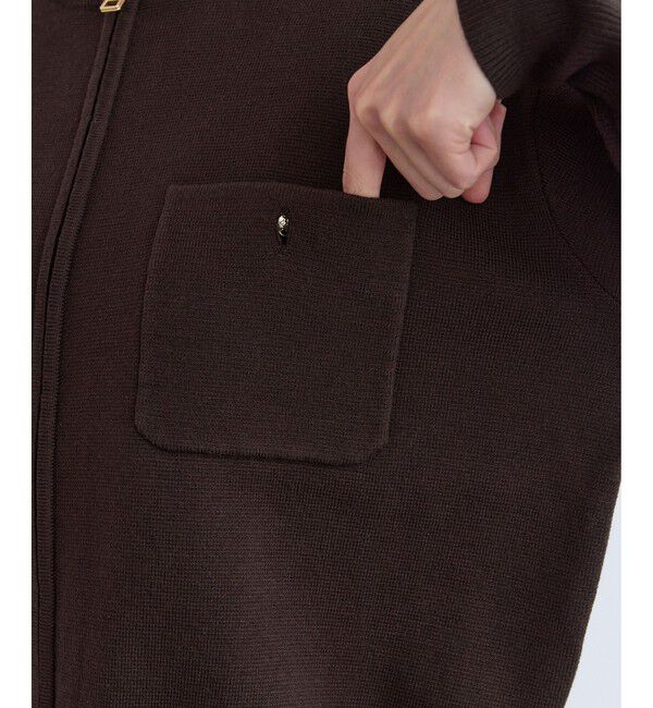 Rope&rsquo;Picnic「ミラノリブダブルジップニットカーディガン」|カーディガン|