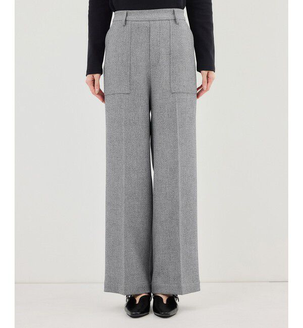 Rope&rsquo;Picnic「ベイカーワイドパンツ/UVカット・防シワ」|チノ|