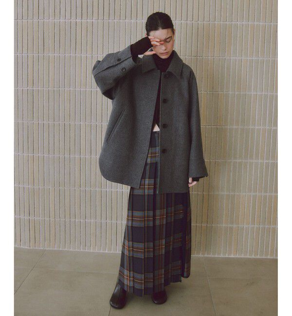 Super140'sメルトンシャツコート（ADAM ET ROPE'）｜ルミネの
