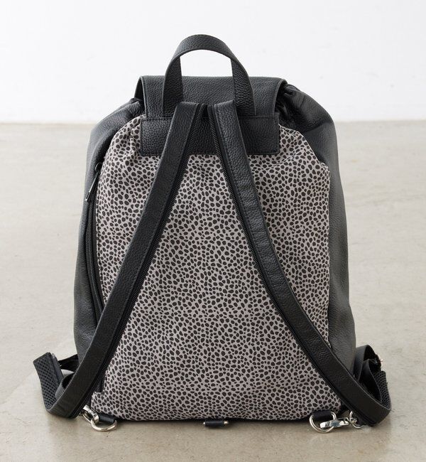  「【牛革/2通りで使える】2WAYレザーコンビリュック」|リュック|