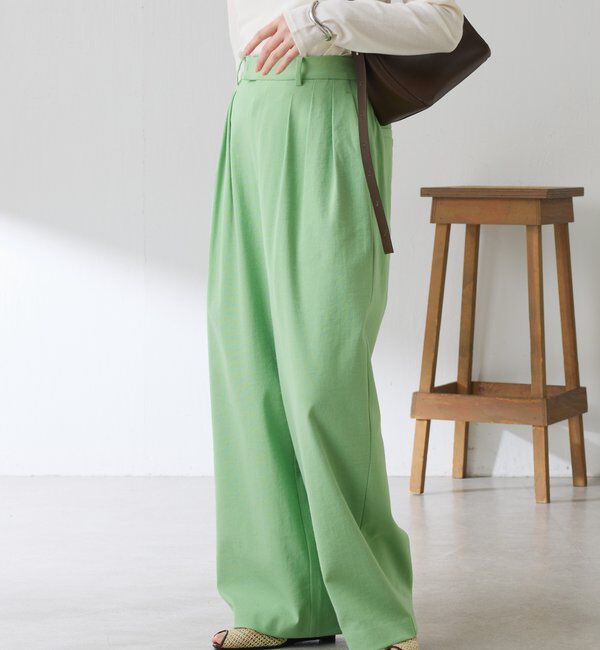  「シェルタリング3タックパンツ」|チノ|