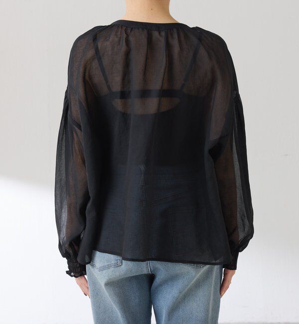  「スキッパーシアーブラウス」|シャツ・ブラウス|