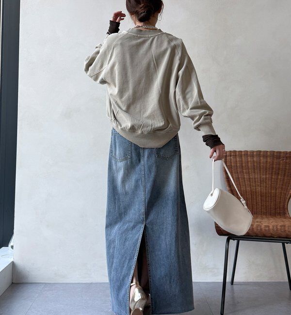  「【WEB限定】ロゴプリントクルーネック裏毛プルオーバー」|Tシャツ・カットソー|