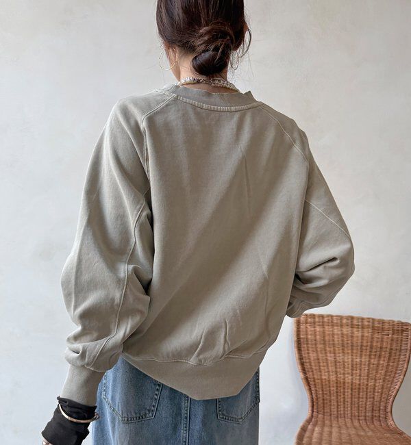  「【WEB限定】ロゴプリントクルーネック裏毛プルオーバー」|Tシャツ・カットソー|