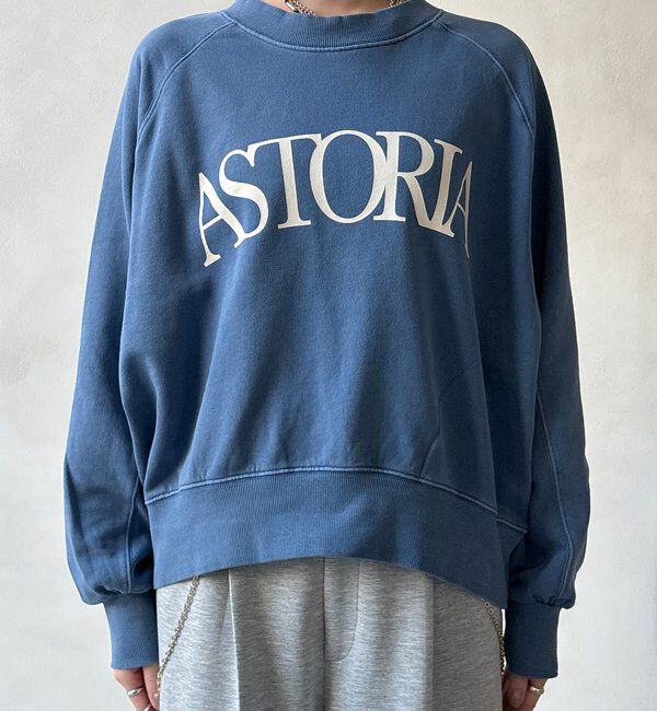  「【WEB限定】ロゴプリントクルーネック裏毛プルオーバー」|Tシャツ・カットソー|