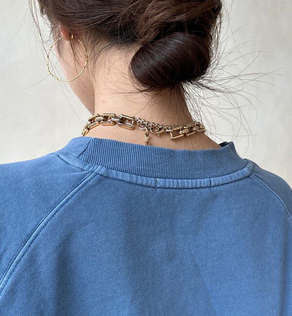  「【WEB限定】ロゴプリントクルーネック裏毛プルオーバー」|Tシャツ・カットソー|