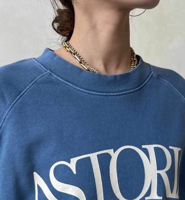  「【WEB限定】ロゴプリントクルーネック裏毛プルオーバー」|Tシャツ・カットソー|