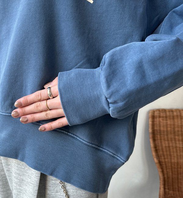  「【WEB限定】ロゴプリントクルーネック裏毛プルオーバー」|Tシャツ・カットソー|