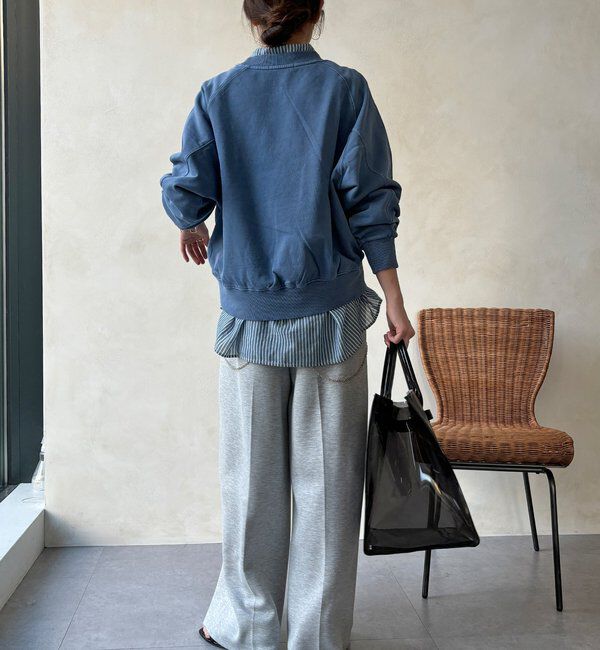  「【WEB限定】ロゴプリントクルーネック裏毛プルオーバー」|Tシャツ・カットソー|