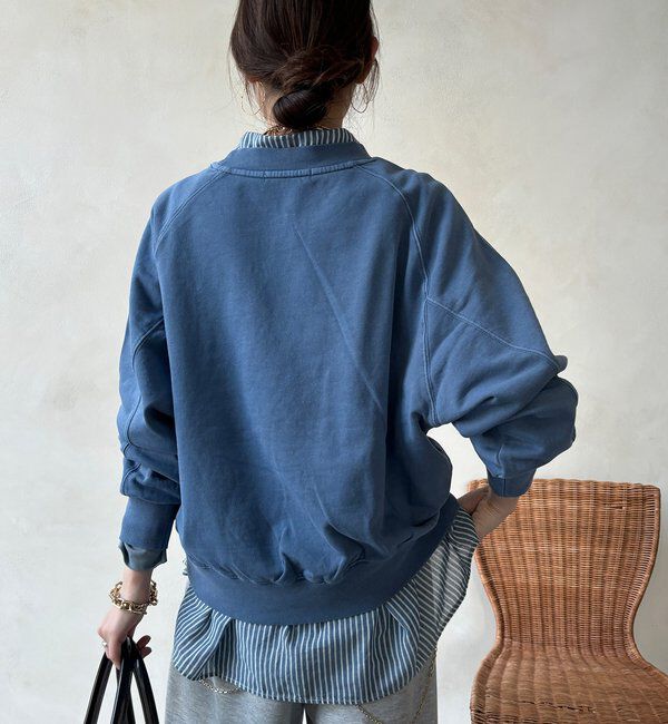  「【WEB限定】ロゴプリントクルーネック裏毛プルオーバー」|Tシャツ・カットソー|