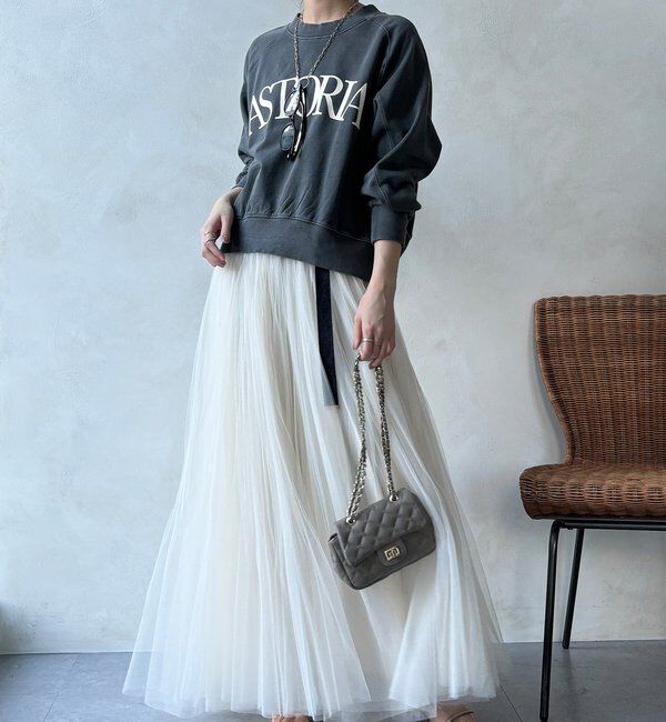  「【WEB限定】ロゴプリントクルーネック裏毛プルオーバー」|Tシャツ・カットソー|