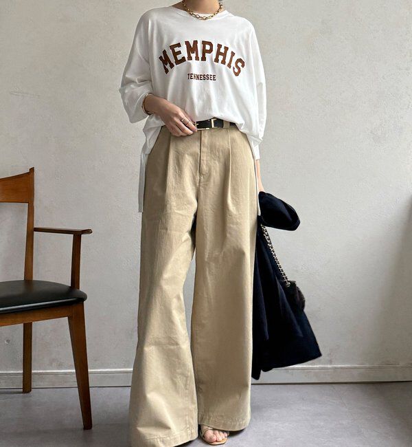  「【WEB限定】MEMPHISドルマンロゴロンTEE」|Tシャツ・カットソー|