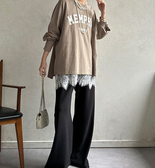  「【WEB限定】MEMPHISドルマンロゴロンTEE」|Tシャツ・カットソー|