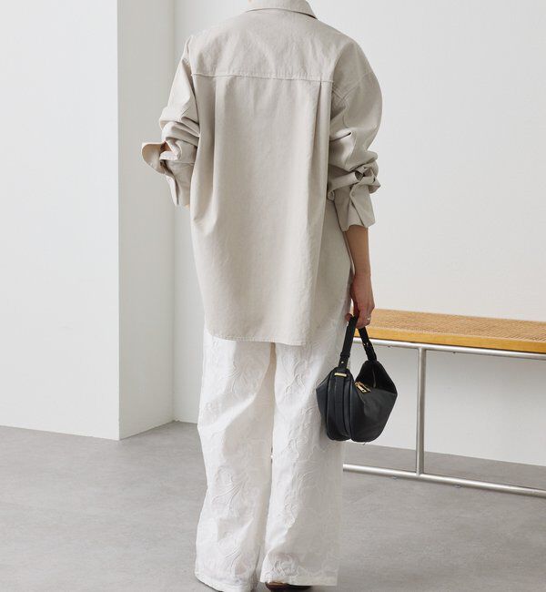  「予約【セットアップ着用可能】ガーメントダイコットンツイルシャツ」|シャツ・ブラウス|