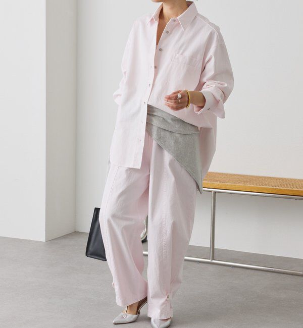  「予約【セットアップ着用可能】ガーメントダイコットンツイルシャツ」|シャツ・ブラウス|
