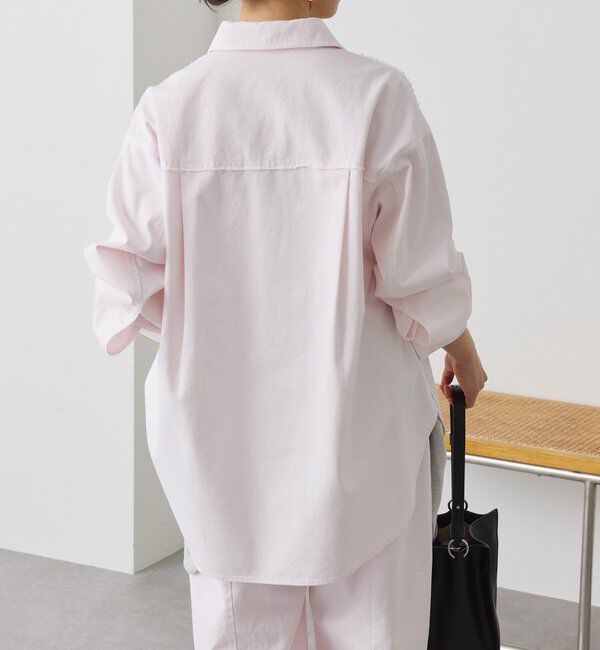  「予約【セットアップ着用可能】ガーメントダイコットンツイルシャツ」|シャツ・ブラウス|