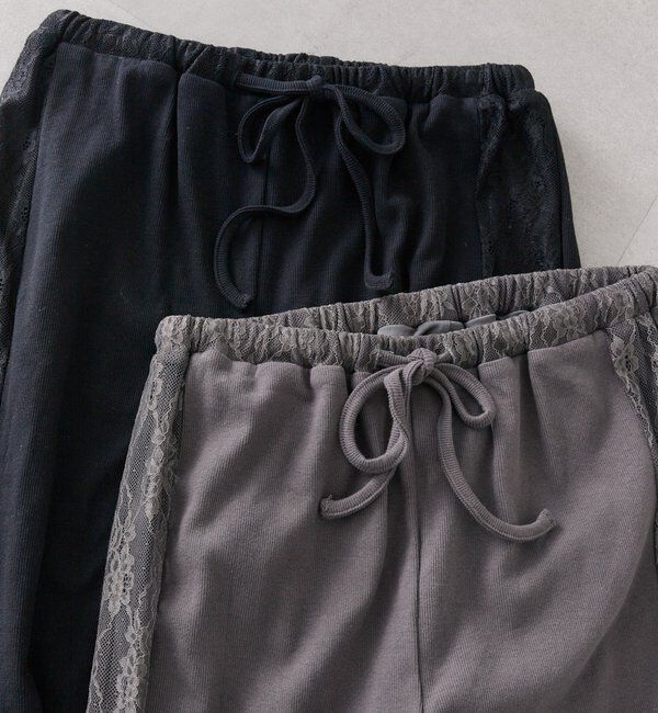  「レースラインリブパンツ」|チノ|