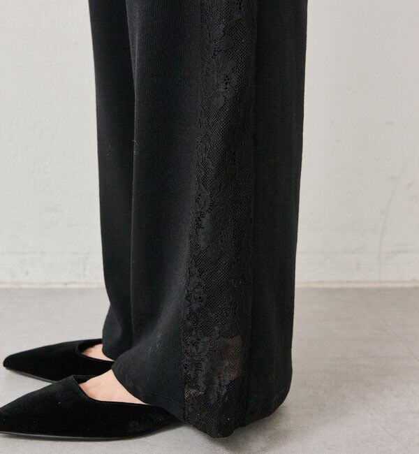  「レースラインリブパンツ」|チノ|