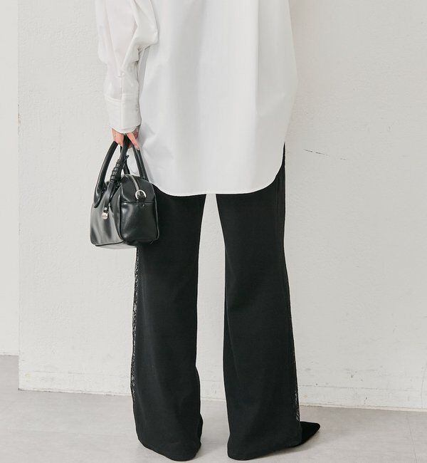  「レースラインリブパンツ」|チノ|