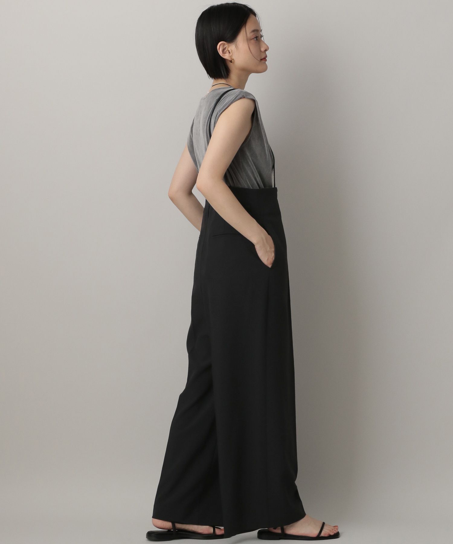 A part by 「サスツキストレートパンツ」|スラックス|