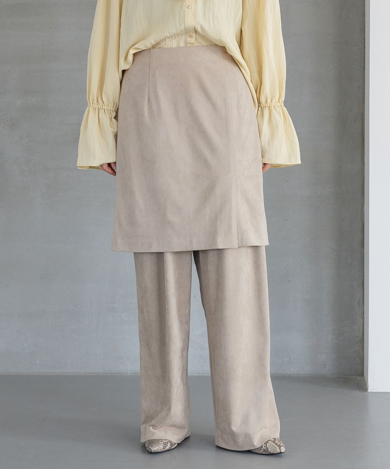 A part by 「フェイクスエードスカートツキパンツ」|チノ|