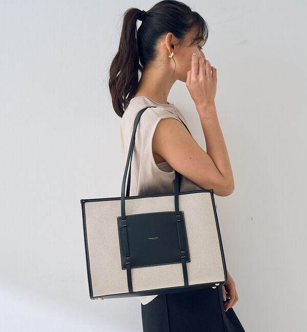 Rouge vif「【DEMELLIER/デメリエー】The Capri キャンパストートバッグ」|トートバッグ|