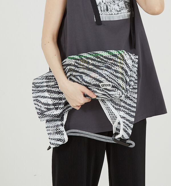 abahouse mavie「【OUTDOOR】アニマルメッシュショッパー」|ショルダー・メッセンジャー|