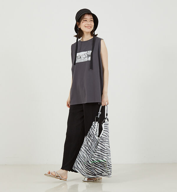 abahouse mavie「【OUTDOOR】アニマルメッシュショッパー」|ショルダー・メッセンジャー|