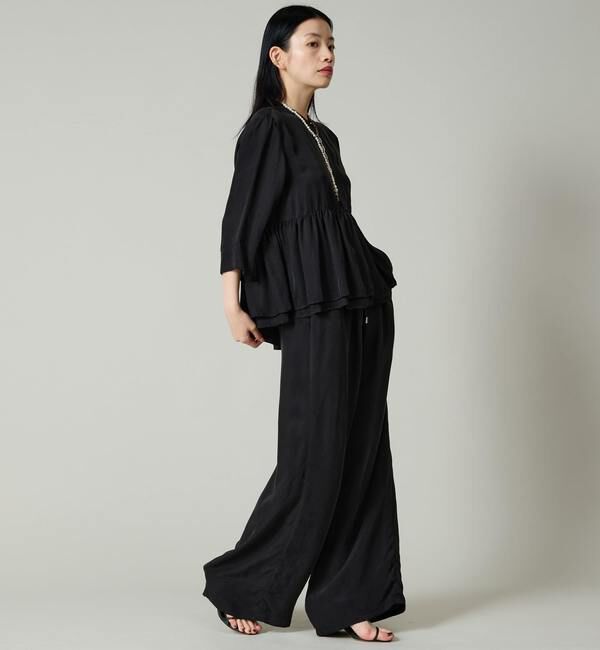 Liesse「ドロストワイドパンツ（セットアップ対応）」|その他|