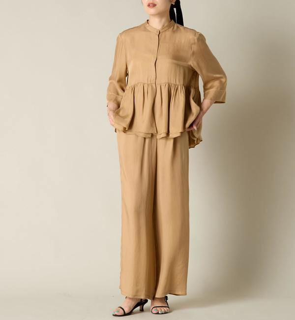 Liesse「ドロストワイドパンツ（セットアップ対応）」|その他|