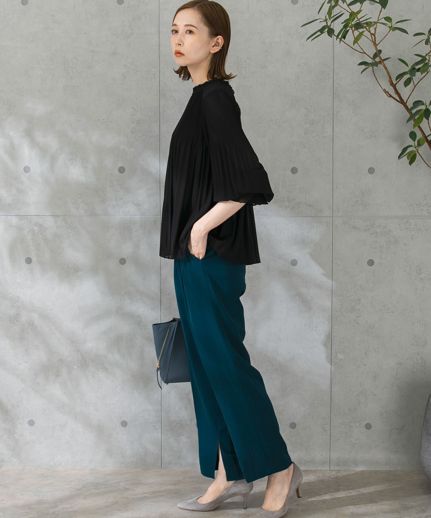 URBAN RESEARCH ROSSO「ウォッシャブルインサイドスリットイージーパンツ」|その他|