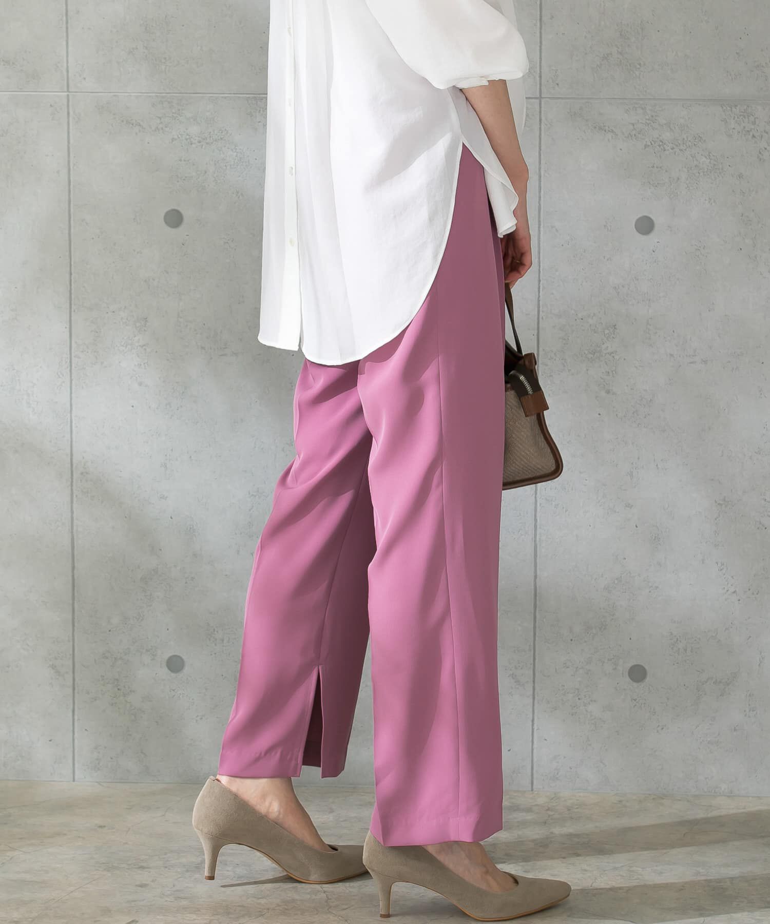 URBAN RESEARCH ROSSO「ウォッシャブルインサイドスリットイージーパンツ」|その他|